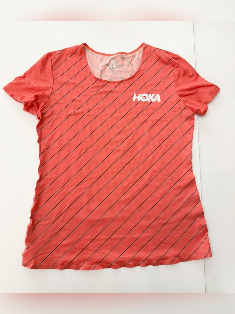 HOKA X Rabbit Women's Coral Short-Sleeve Performance Tee Running - S